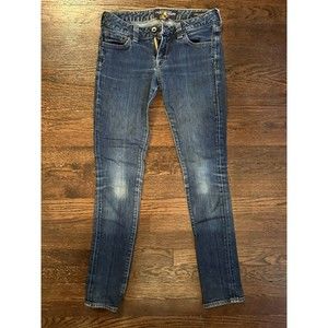 Vintage lucky jeans 26x30 Size 2 /26 lola skinny Blue Tag “Lucky You” Fly Womens